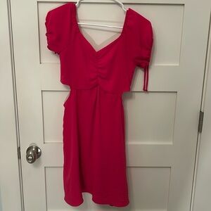 Altar’d state cut out pink dress, size small